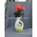 Resin flower table water fountain with vase